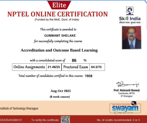 NPTEL CERTIFICATION