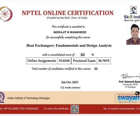 NPTEL CERTIFICATION