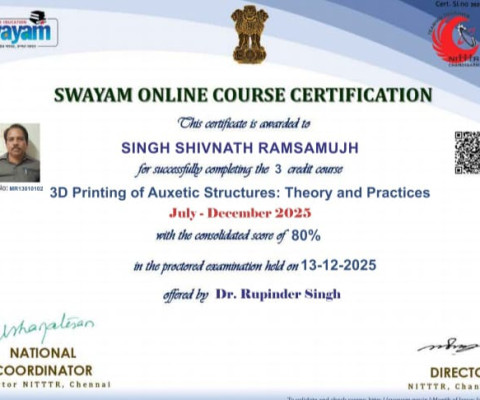 SWAYAM CERTIFICATE