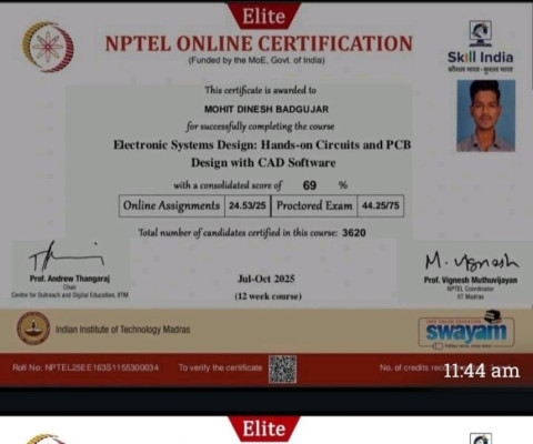 NPTEL Online Certificataion